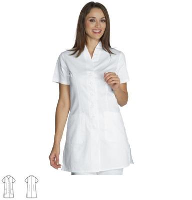 CASACCA ANTIBE BIANCA MANICA CORTA 100% COTONE