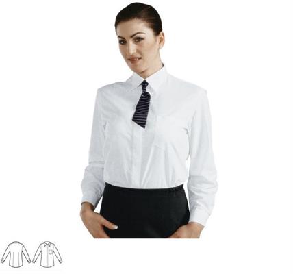 CAMICIA DONNA BIANCA MEZZA MANICA 65% POLIESTERE 35% COTONE