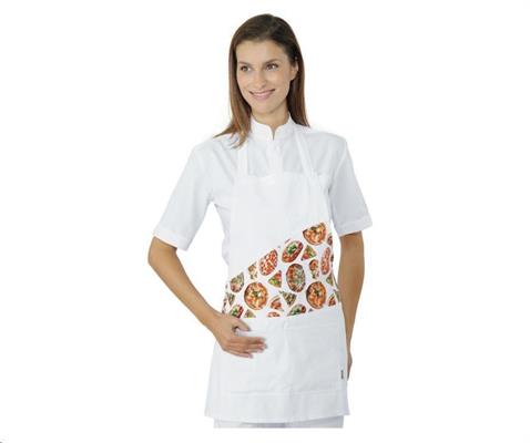 GREMBIULE LOLLIPOP BIANCO/PIZZA