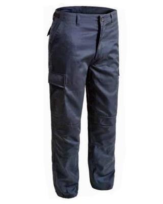 PANTALONE NEW ETNA BLU MULTITASCHE FELPATO SOTTOZERO