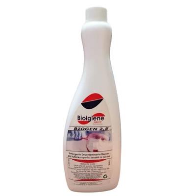 BIOGEN 2,5 DETERGENTE DECONTAMINANTE PER PIANI DA LAVORO 750 ML