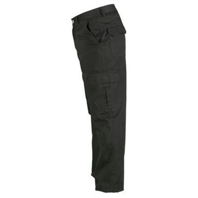 PANTALONE TWILL NERO LEGGERO 100% COTONE BIG APPLE