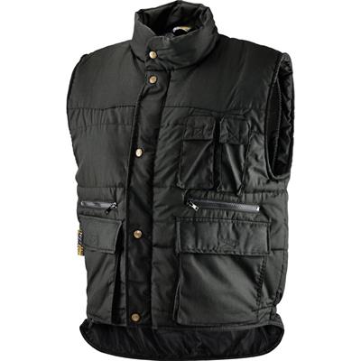 GILET ANNECY NERO 65% POLIESTERE - 35% COTONE - GB GREENBAY