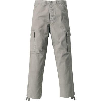PANTALONE TANK MULTITASCHE GRIGIO CHIARO - 100% COTONE