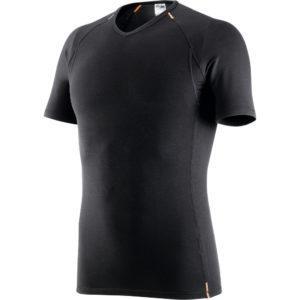 T-SHIRT 2ND SKIN IN TESSUTO TERMOREGOLATORE MANICA CORTA NERA