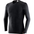 T-SHIRT 2ND SKIN IN TESSUTO TERMOREGOLATORE MANICA LUNGA NERA