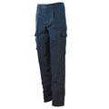 PANTALONE INVERNALE FELPATO MULTITASCHE BLU