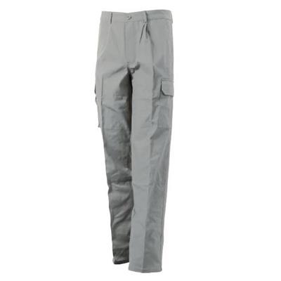 PANTALONE INVERNALE FELPATO MULTITASCHE GRIGIO