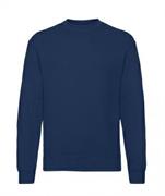 FELPA SET CLASSICA GIROCOLLO BLU NAVY FRUIT OF THE LOOM