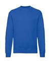 FELPA SET CLASSICA GIROCOLLO BLU ROYAL FRUIT OF THE LOOM