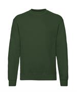 FELPA SET CLASSICA GIROCOLLO VERDE FRUIT OF THE LOOM