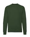FELPA SET CLASSICA GIROCOLLO VERDE FRUIT OF THE LOOM