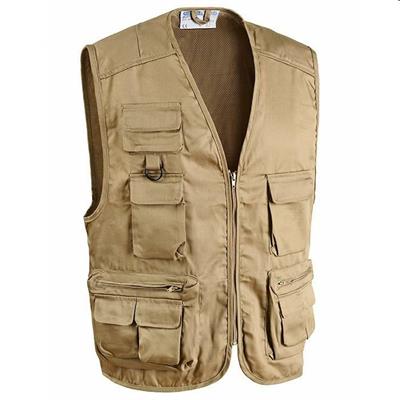 GILET STAR BEIGE  MULTITASCHE SOTTOZERO