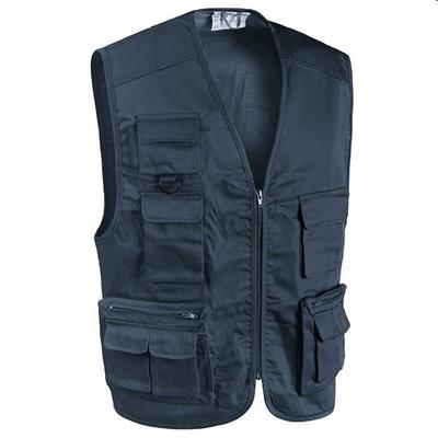 GILET STAR BLU MULTITASCHE SOTTOZERO
