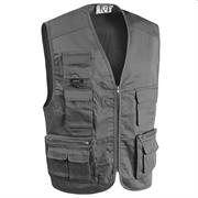 GILET STAR GRIGIO SCURO MULTITASCHE SOTTOZERO