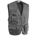 GILET STAR GRIGIO SCURO MULTITASCHE SOTTOZERO