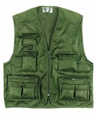 GILET STAR VERDE MULTITASCHE SOTTOZERO