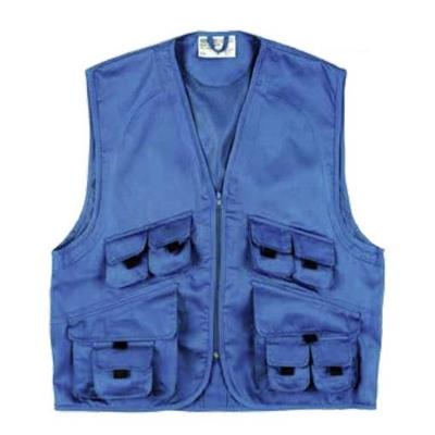 GILET SCORPIO BLU ROYAL MULTITASCHE SOTTOZERO