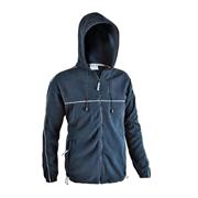 PILE FINLANDIA / COURMAYEUR BLU FULL ZIP CON CAPPUCCIO