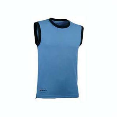 BARBADOS T-SHIRT DA LAVORO SMANICATA COFRA AZZURRA