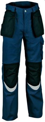 CARPENTER PANTALONE DA LAVORO MULTITASCHE COFRA BLU