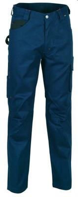 DRILL PANTALONI DA LAVORO MULTITASCHE COFRA BLU