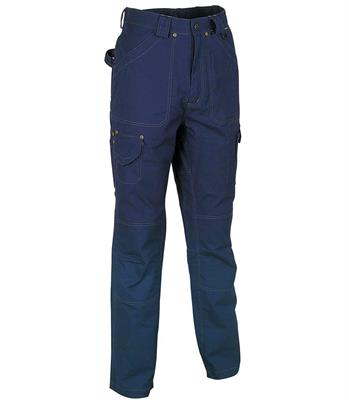 DUBLIN PANTALONE MULTITASCHE BLU COFRA