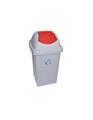 PATTUMIERA BASCULANTE 60 LT ROSSO DUPLAST