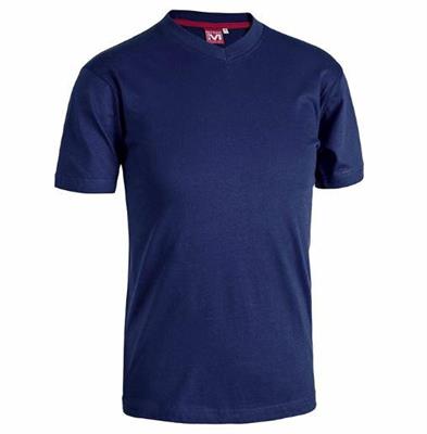 V-TEX T-SHIRT SCOLLO A V UOMO BLU
