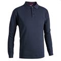 BECKER POLO UOMO MANICA LUNGA BLU