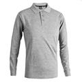 BECKER POLO UOMO MANICA LUNGA GRIGIO/A SCURO