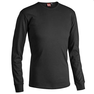 DUTCH T-SHIRT GIROCOLLO MANICA LUNGA UOMO NERO