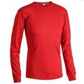 DUTCH T-SHIRT GIROCOLLO MANICA LUNGA UOMO ROSSO