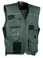 EXPERT GILET DA LAVORO MULTITASCHE COT./POL. COFRA ANTRACITE