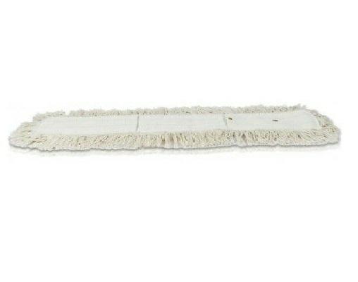 RICAMBIO FRANGIA COTONE PER SCOPA A FORBICE 105 CM CON BOTTONI