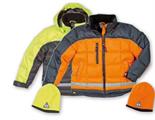 GIUBBOTTO INVERNALE BAMBINO ANNI 11 - 12 ARANCIO FLUO/ANTRACITE