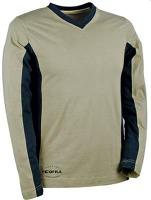 MADEIRA T-SHIRT DA LAVORO MANICA LUNGA A V COFRA CORDA