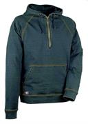 NORWICH FELPA DA LAVORO MEZZA ZIP CON CAPPUCCIO COFRA JEANS
